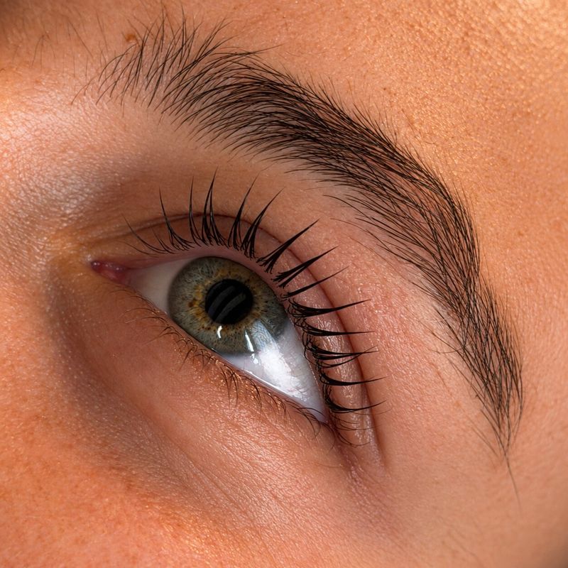 Regard sublimé, cils recourbés